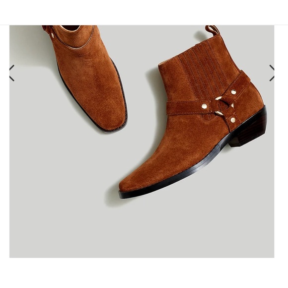 Madewell Western Moto Ankle Boots - Size 9 - Picture 1 of 5
